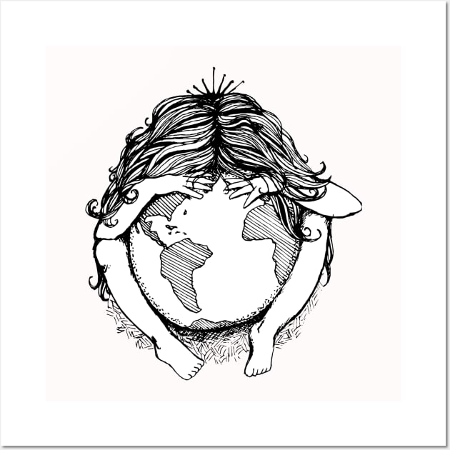 Earth Child Wall Art by Freja